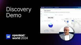 OpenText World 2024 Demo OpenText Discovery [upl. by Brittne]