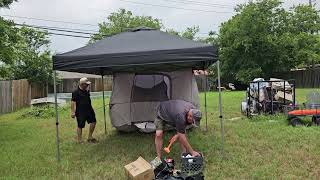 CANOPY TENT SETUP amp REVIEW [upl. by Audre]