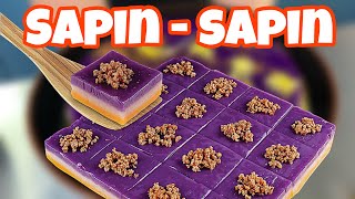 TRADITIONAL SAPINSAPIN  Easy Recipe [upl. by Hcirdla129]