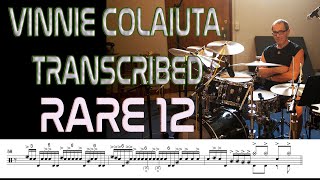 Vinnie Colaiuta Transcription Rare 12 DrumeoOfficial DrUmangKhannaJazzRockswithAdam [upl. by Essirehs]