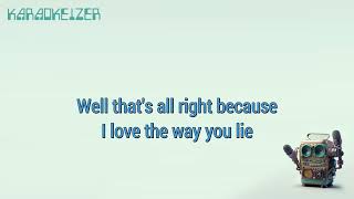 Love the Way You Lie  Skylar Grey  Karaoke songclub [upl. by Helena]