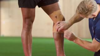 Elastoplast How to strap and support the knee [upl. by Chuch]