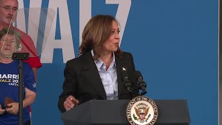 Kamala Harris speaks to Union workers in Detroit on Labor Day [upl. by Zorah843]