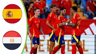 Spain U23 vs Egypt U23  Extended Highlights amp All Goals 2024 HD [upl. by Akel162]