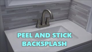 DIY PEEL AND STICK BACKSPLASH  SMART TILES [upl. by Goggin]