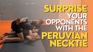 SURPRISE ATTACK Peruvian Necktie submission from turtle [upl. by Enicar379]