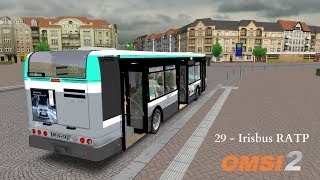 OMSI 2 Episode n°30  Irisbus Citelis 12 RATP Nouveau klaxon et blabla divers [upl. by Jacobo]