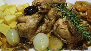 Pollo en salsa con frutos secos  RECETA DE NAVIDAD [upl. by Raamal]