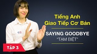 Tiếng Anh giao tiếp cơ bản  Bài 3 Saying goodbye – Tạm biệt Học tiếng Anh giao tiếp 6 [upl. by Particia]