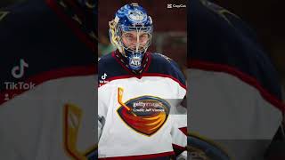 Top 4 Thrashers Goalies hockeytiktoks tiktoktrending youtubeshorts capcut NHL Thrashers [upl. by Vachil]