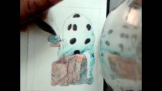 CHARLIE BROWN👨👻🎃 TIME LAPSE DRAWING [upl. by Eselehs276]