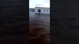 Video of Cyclone Eloise in Mozambique  heavy flooding Zimbabwe to receive only heavy rains [upl. by Dacia]