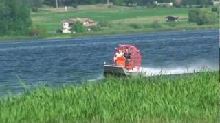 Airboat can do dry ground and hill climb [upl. by Asilaj677]