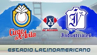 INDUSTRIALES VS CIEGO DE AVILA JUEGO 4 [upl. by Brinna509]