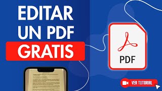 Cómo EDITAR un PDF sin Programas  📑 Modifica un PDF de la Manera más Fácil 📑 [upl. by Donnell]