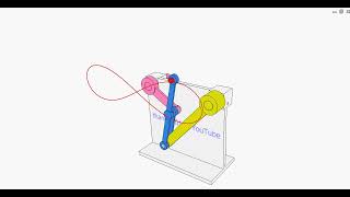 Drawing Lemniscate mechanism 3 [upl. by Armalla]