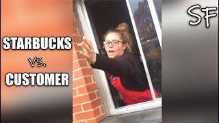 Customer Vs Starbucks FREAKOUT Over Wrong Order  Social Fails [upl. by Elleunamme785]