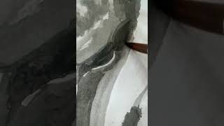 Drawing timelapse inkbrush drawing art sketch inkpainting painting [upl. by Nnylyrehc215]