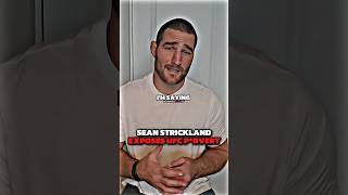 Sean Strickland EXPOSES UFC Prvert [upl. by Byrom361]