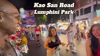 Checking out the biggest park in Bangkok amp a walk through Kao San RD [upl. by Genie]