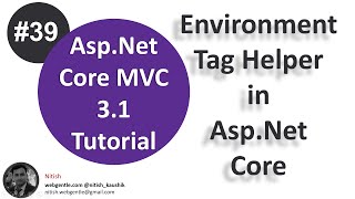 39 Environment tag helper in aspnet core  AspNet Core tutorial [upl. by Aivatnuahs]