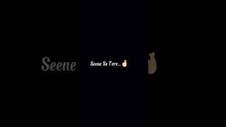 Seene Se Tere Sar Ko Laga Ke Black Screen Whatsapp Status  arjitsingh lyrics shorts [upl. by Ahsinyd]