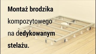 Montaż stelaża oraz brodzika STABILSOUND PLUS®  SCHEDPOL® [upl. by Eldora]