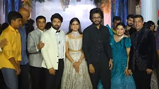 Actor Teja Sajja Attend Ashish amp Advitha’s Reception dilraju  Vanitha TV [upl. by Amihc340]