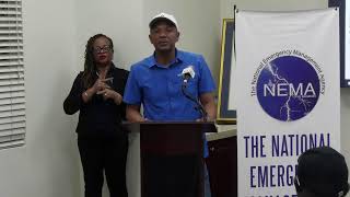 NEMA Afternoon Press Conference Tropical Storm Nicole November 9th 2022 [upl. by Smaj]