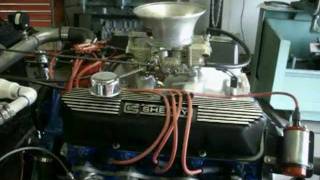 FORD 390 427HP Engine BreakIn on our Fast Track Stand [upl. by Panthea]