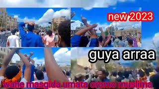 New Waahe masgidaa oromo Muslims digamaa 2023 [upl. by Ozzie]