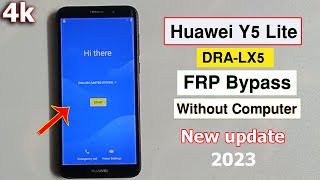 HUAWEI Y5 LITE FRP UNLOCK BYPASS GOOGLE ACCOUNT LOCK  HOW TO HUAWEIDRALX5Y5 LITE FRP BYPASS 2023 [upl. by Sarina219]