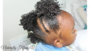 Cute Frohawk for 4C Kids  Kids Natural Hair Care [upl. by Solohcin]