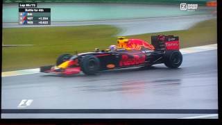 Formule1 brazil 2016 Rain Master Max verstappen [upl. by Fe374]