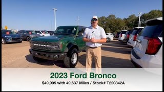 2023 FORD BRONCO Base for Sale [upl. by Ashien]