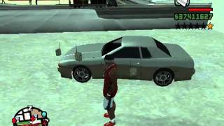 GTA San Andreas Indestructible Car [upl. by Darej307]