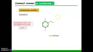 Nomenclature 2  les cycloalcanes [upl. by Fezoj]