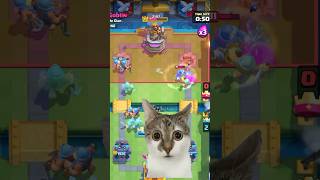 No skill Clash Royale 😂🥳🤣clashroyale fy supercell supercellgames megaknight pekka [upl. by Nolrak]