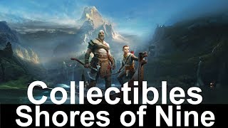 God of War Shores of Nine Collectibles Walkthrough [upl. by Serg]