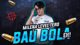 MILENA TERO LEVEL BAU BOLA EH  PUBGM MONTAGE [upl. by Orodisi]