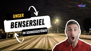 Bensersiel am 060124 im Schneegestöber 4K [upl. by Schoenberg356]