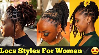 40 New Dreadlocks Hairstyles For Women 2024 short medium amp Long Locs Styles [upl. by Ilehs]