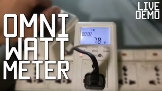 Omni watt meter  live demo [upl. by Enovahs]