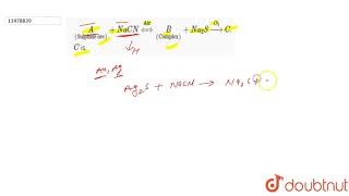 undersetquotSulphide orequot A  NaCN overset quotAirquot hArr undersetquotComplexquot [upl. by Mayram]