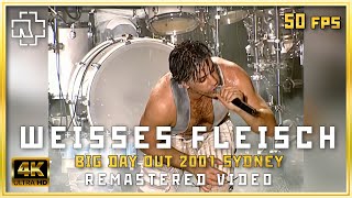 Rammstein  Weisses Fleisch 4K with subtitles Big Day Out Festival Sydney 2001 50fps remastered [upl. by Gensmer]