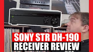 Sony STR DH190 Receiver Review [upl. by Aryam]