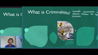 CRIMINALISTICS IN CRIMINAL INVESTIGATION  ONLINE CLASS [upl. by Broeder]