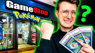 GAMESTOP kauft unsere POKÉMONKARTEN an ⁉️ [upl. by Ynaffet]