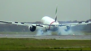 Boeing 777 takeoff and landing [upl. by Eimrots546]