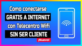 Como conectarse a Telecentro Wifi GRATIS sin ser USUARIO [upl. by Bekha827]